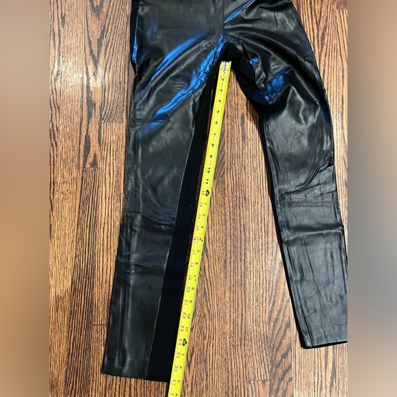 CLUB MONACO PLEATHER FRONT LEGGINGS - Picture 8 of 8